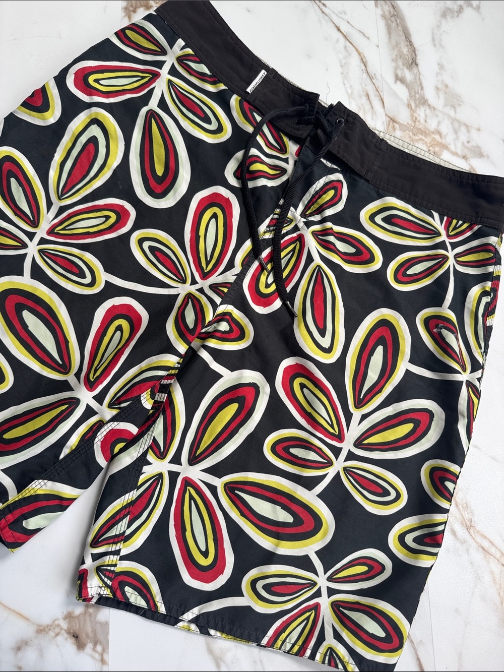 Osklen Surfing Aqualight All Over Print Board Shorts Sz 34 Floral Beach Resort